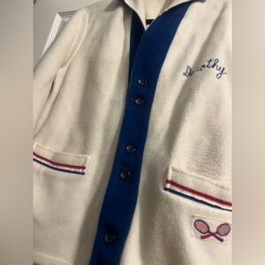 Incredible condition! Vintage 50’s Embroidered Jacket Tennis 🎾 Dorothy